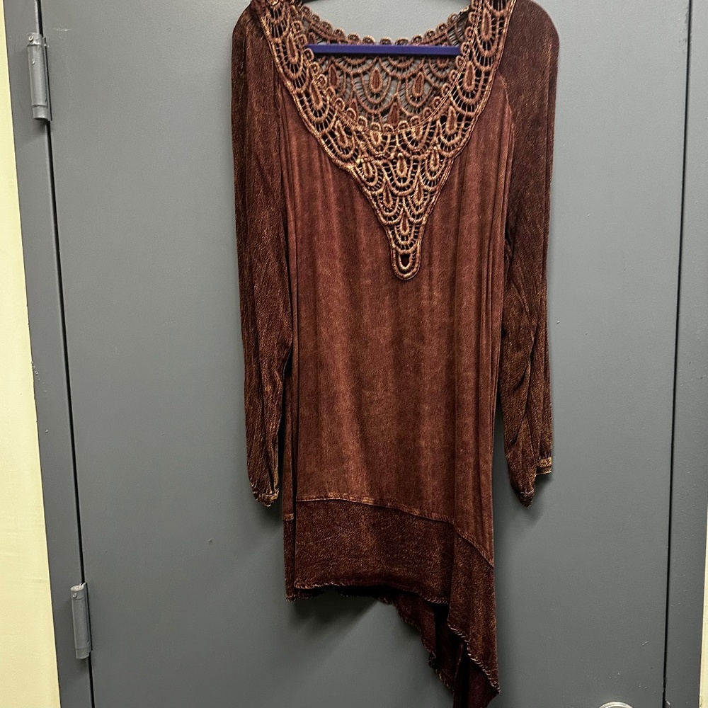 Soft Surroundings rayon tunic   Large